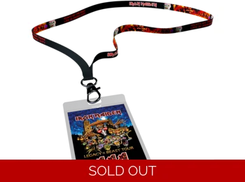Iron Maiden ‎– Nights Of The Dead, Legacy Of The Beast: Live In Mexico City - Limited Edition Lanyard